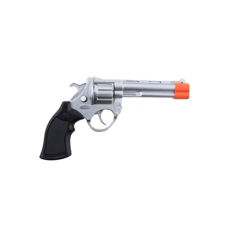 Cowboy Legetøjsrevolver Sølv | Det vilde vesten Våben - Kropstilbehør - Temashop