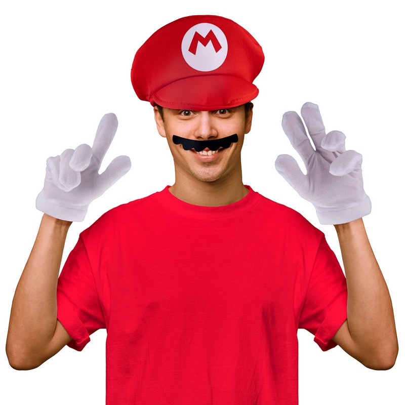 Blikkenslager Kostumekit Rød | Super Mario Kostumekit - Beklædning - Temashop