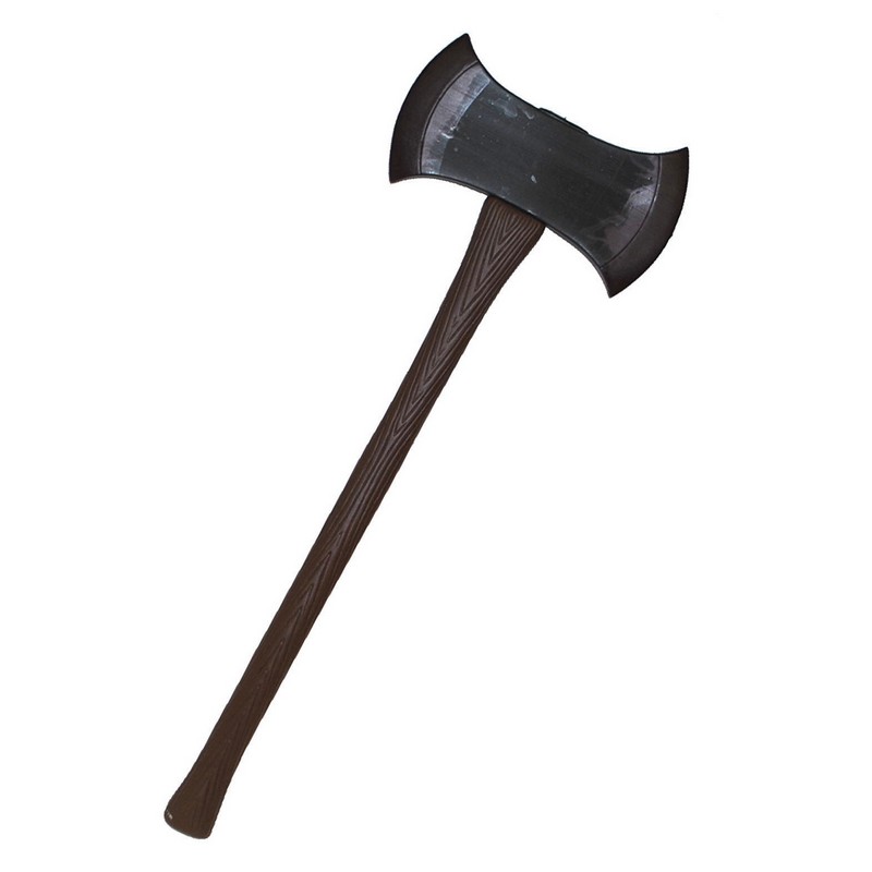 Dobbeltsidet Viking Legetøjsøkse Sort