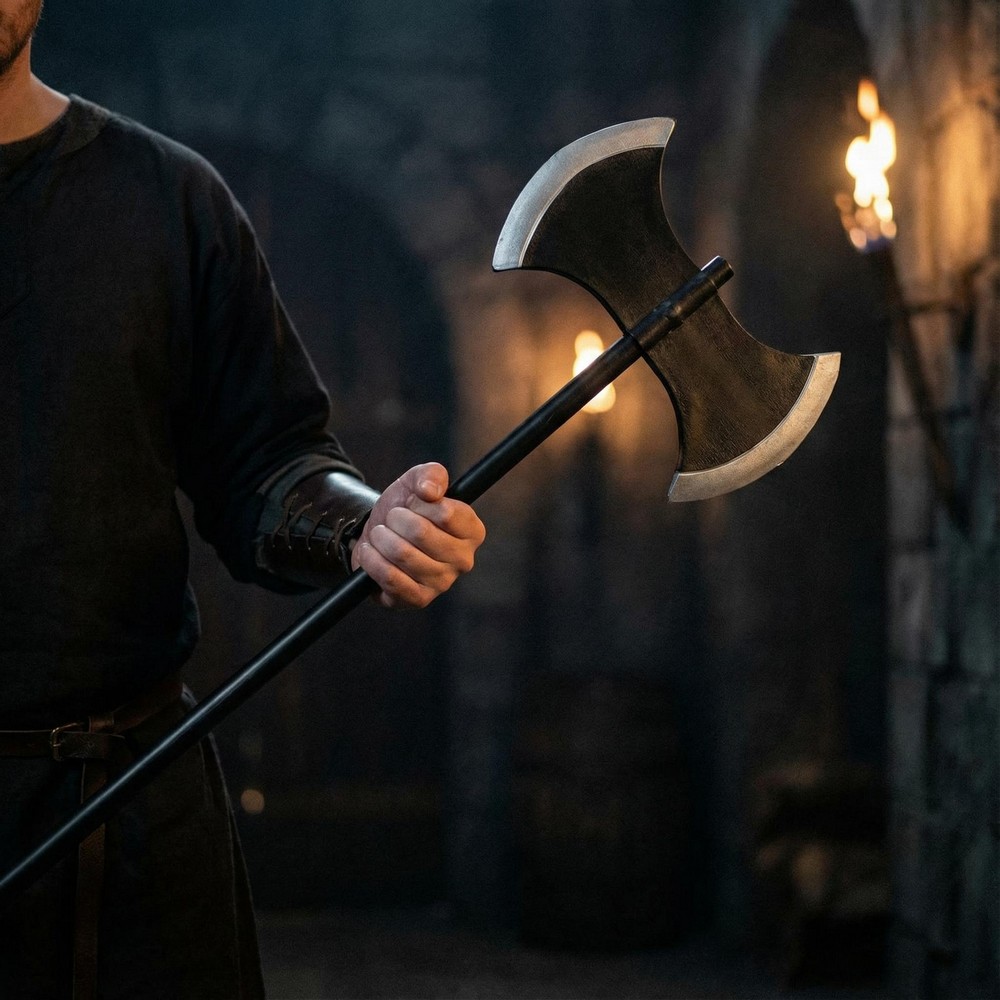 Dobbeltsidet Viking Legetøjsøkse