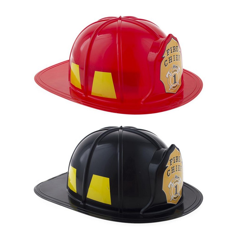 Brandmandshjelm Rød (24,5 x 33,5 x 14 cm) | Brandmand Hat / Hue / Hjelm - Hovedtilbehør - Temashop