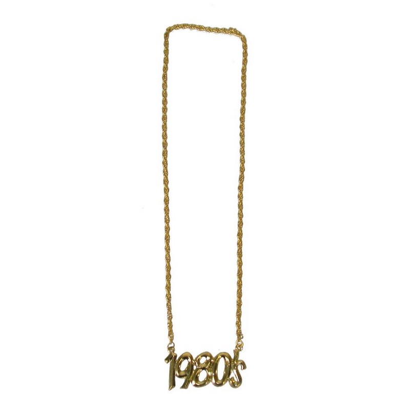 1980's Halskæde Guld | 80'erne Totally Halskæder - Smykker - Temashop