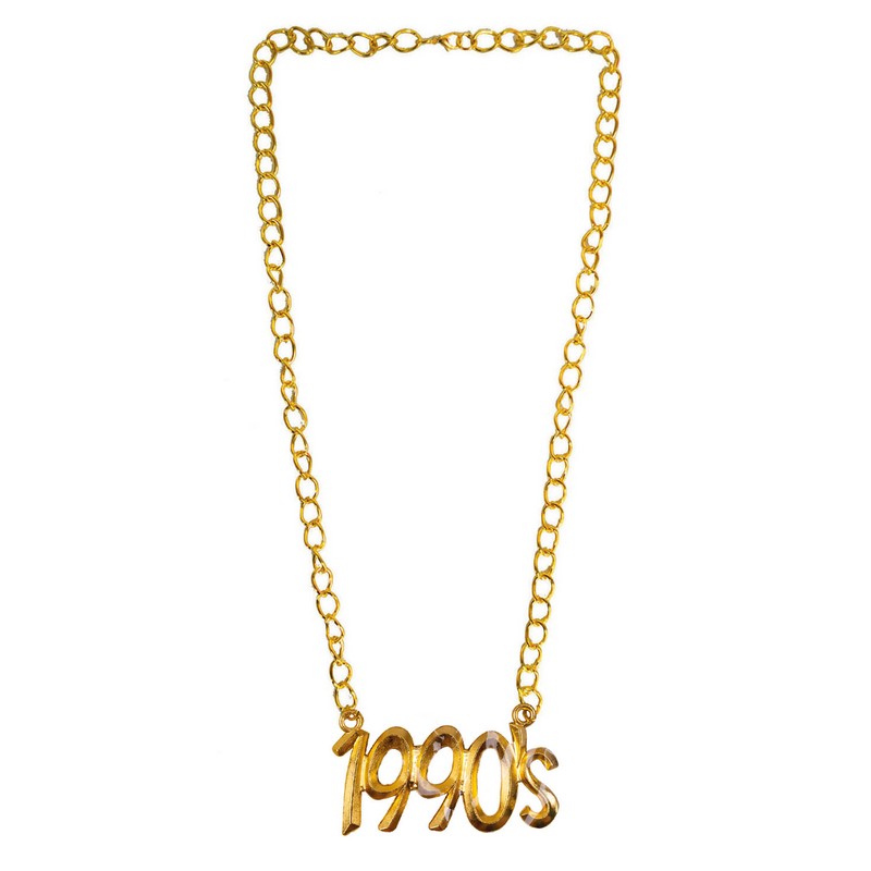 1990s Halskæde Guld (66 cm) | 90'erne Retro Halskæder - Smykker - Temashop