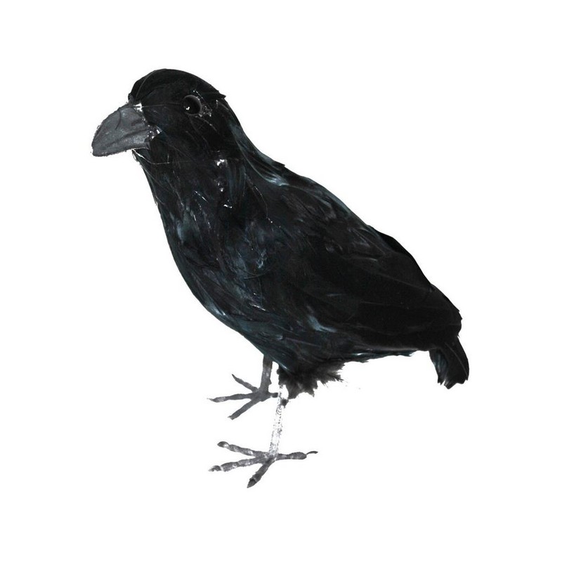 Ravn Dekoration Sort 30 cm