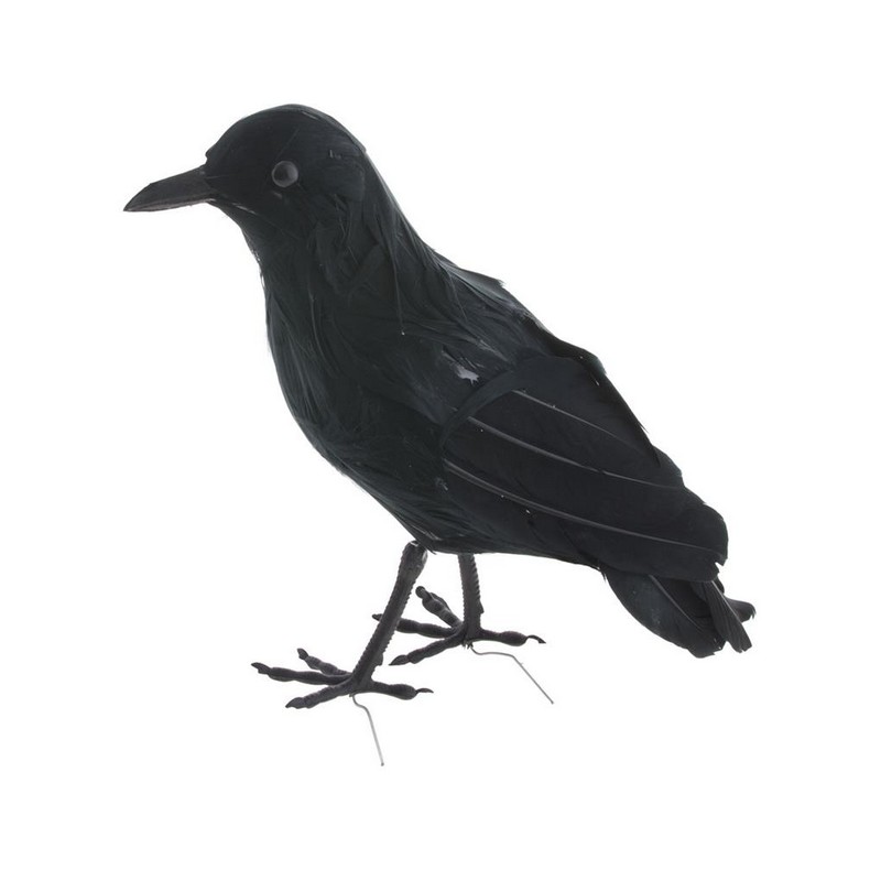 Ravn Dekoration Sort 23 cm