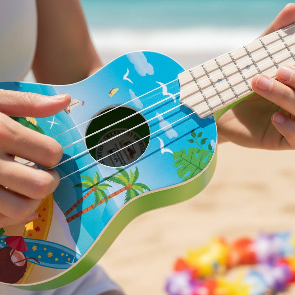 Hawaii Ukulele (17,5 x 7 x 53 cm) | Hawaii Musikinstrument - Kropstilbehør - Temashop