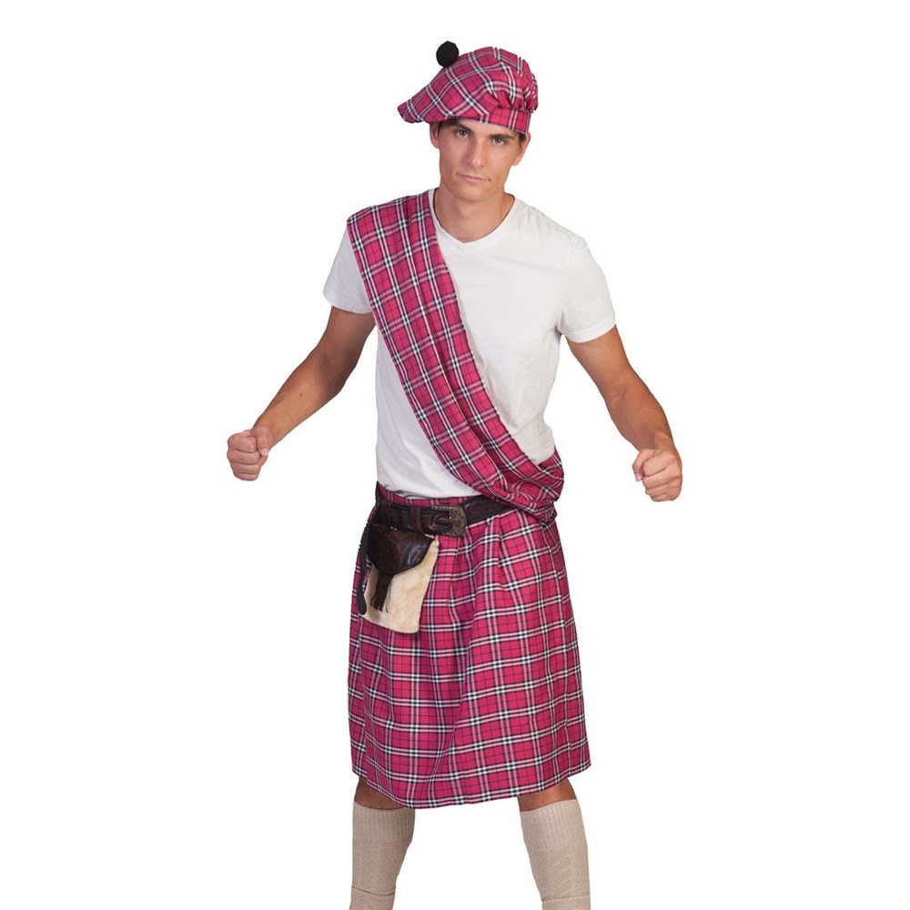 Highlander Kostume Lyserød