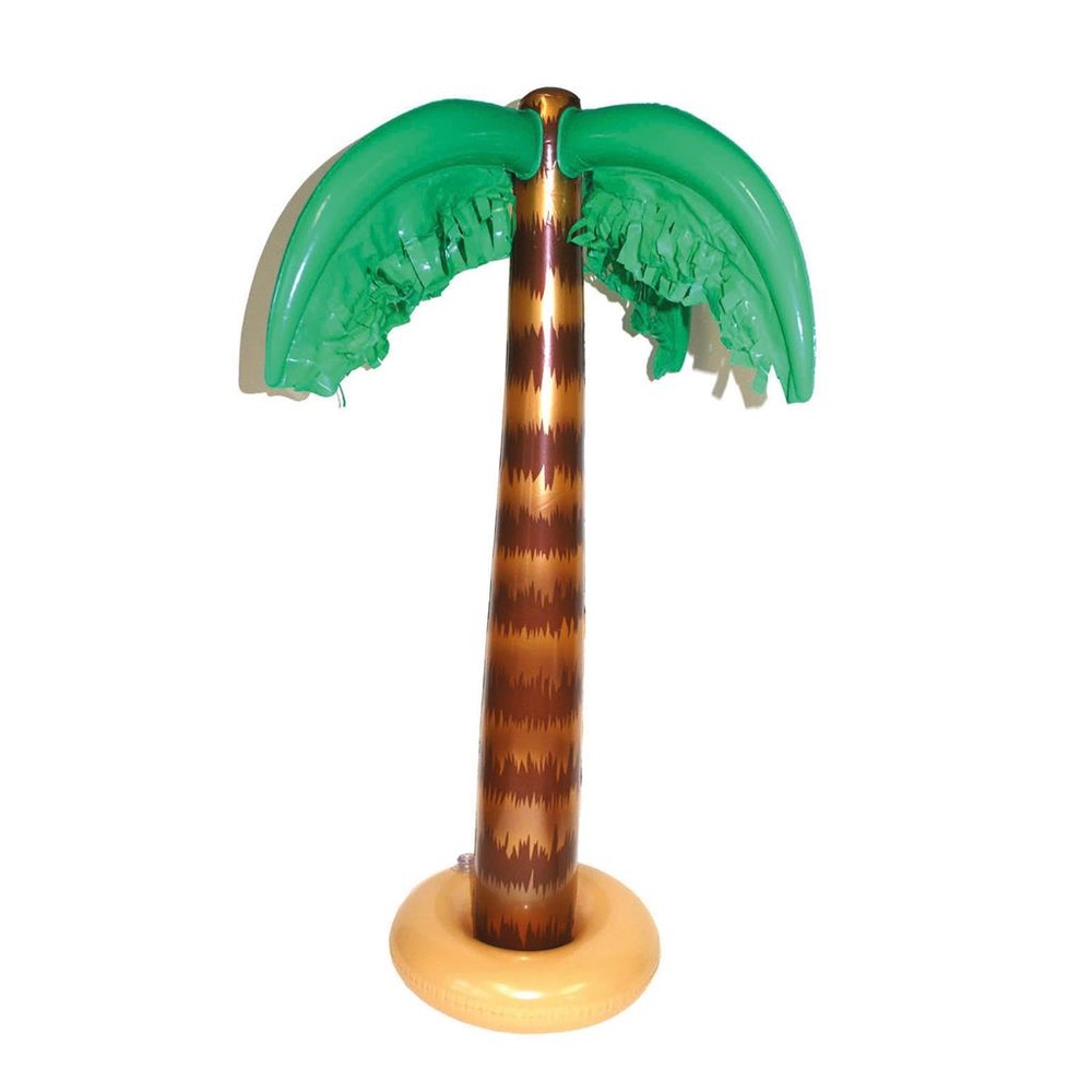 Oppusteligt Palmetræ - 1 stk (90 cm) | Hawaii Oppusteligt deko - Temashop