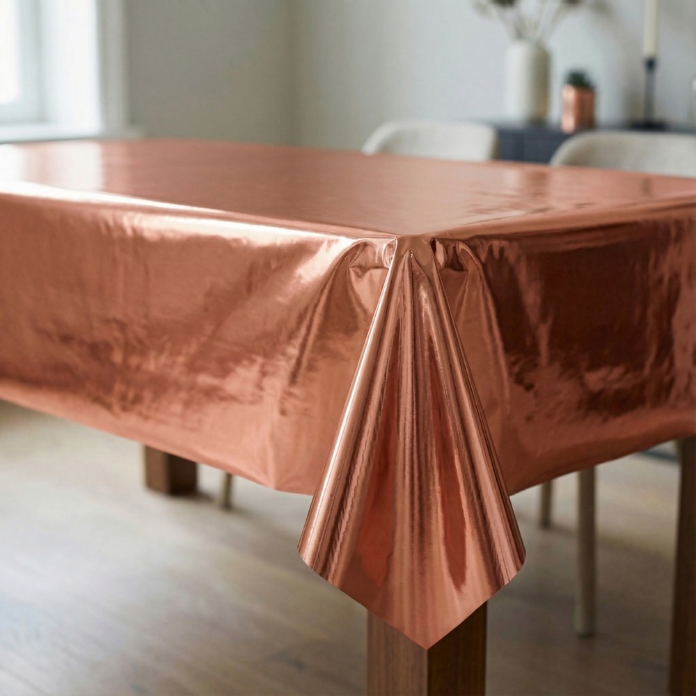 Plastikdug Kobber - 1 stk (270 x 136 cm) | Kobber Tema Duge - Temashop