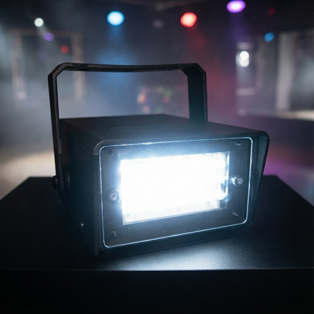 Stroboskop Lyseffekt Lampe - 1 stk - Temashop