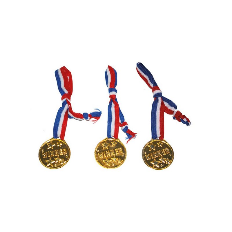 Guldmedaljer | OL Trofæer / Medaljer - Festtilbehør - Temashop