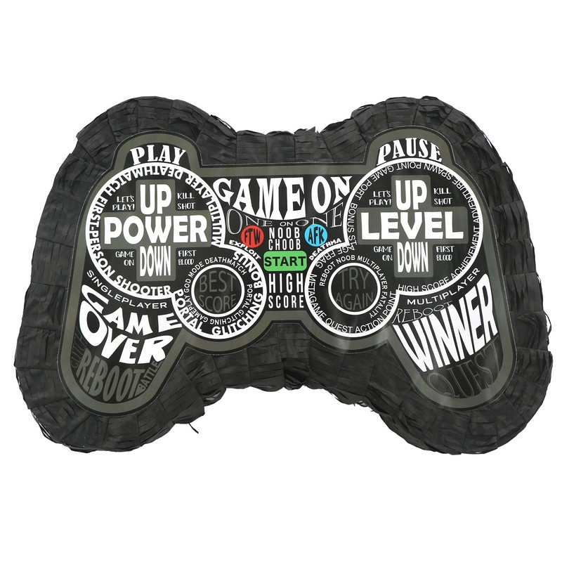 Gamer Controller Piñata - 1 stk (28,8 x 7,5 x 42,8 cm) | Computerspil Pinata - Temashop