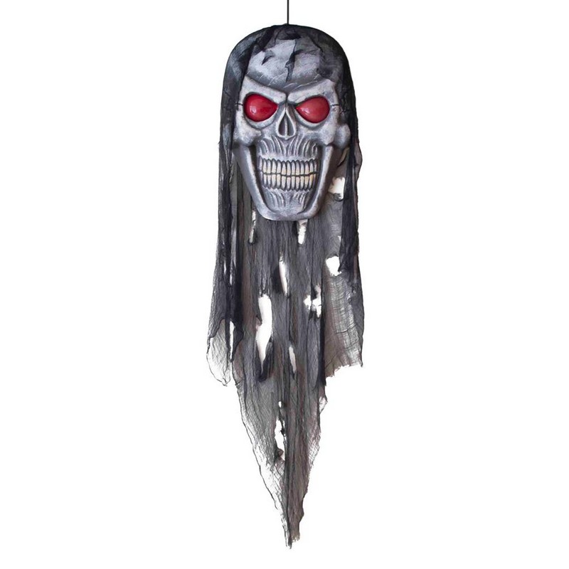 Hængende Grim Reaper Med Lys