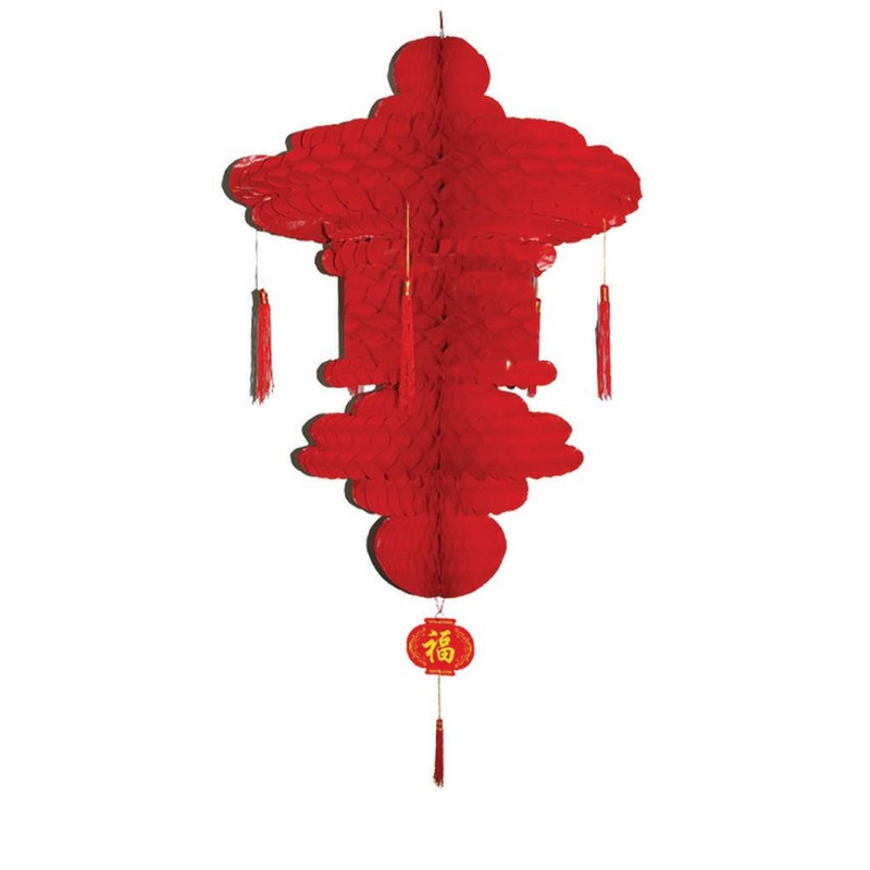 Kinesisk Lanterne Rød
