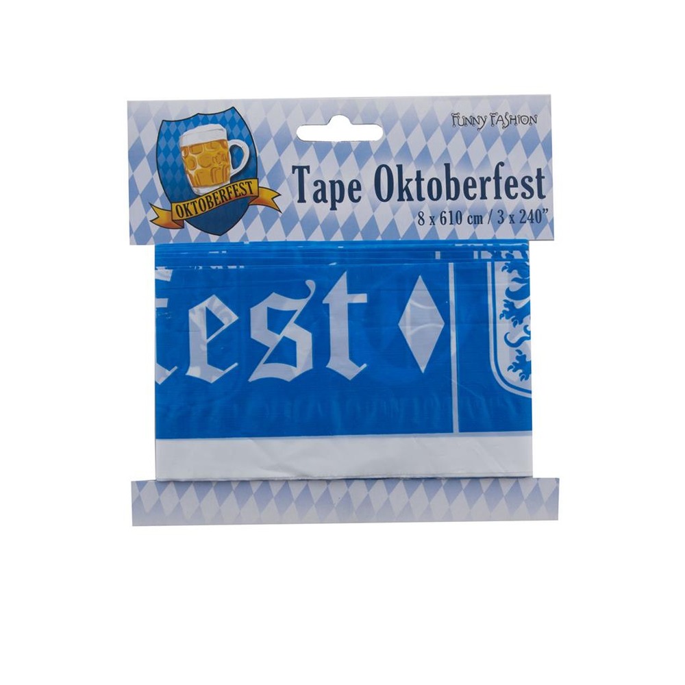 Oktoberfest Afskærmningsbånd - 1 stk (5 m) | Oktoberfest Afskærmningsbånd - Temashop