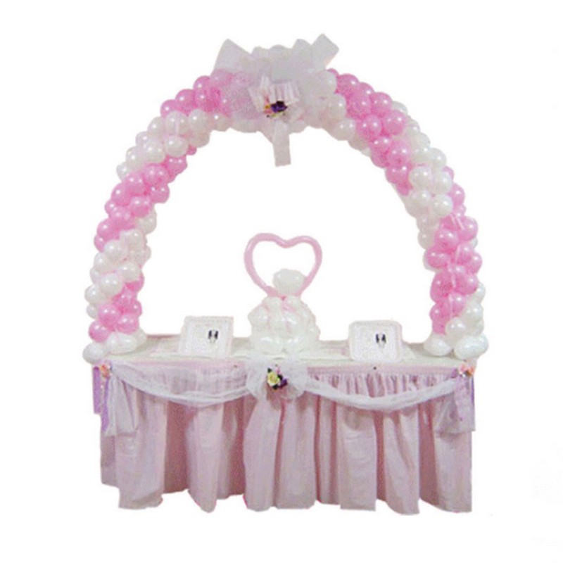 Ballonbue Kit Til Bord - 1 pakke | Pink tema Ballonbue - Temashop