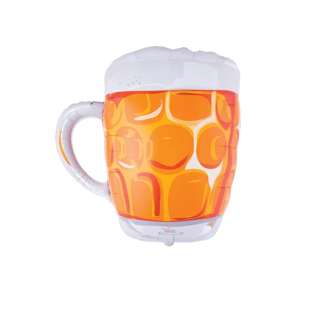 Ølkrus Folieballon - 1 stk (100 cm) | Oktoberfest Folieballoner - Temashop