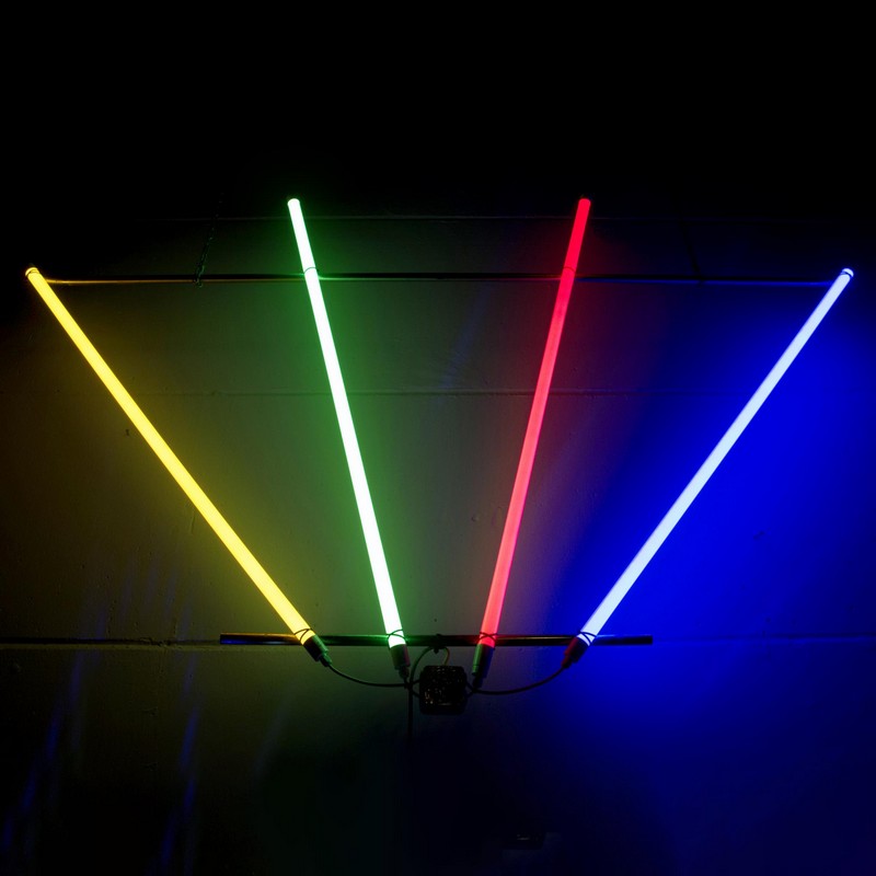 LED Lysrør Lyseffekt Rød - 1 stk (2,6 x 120 cm) - Temashop