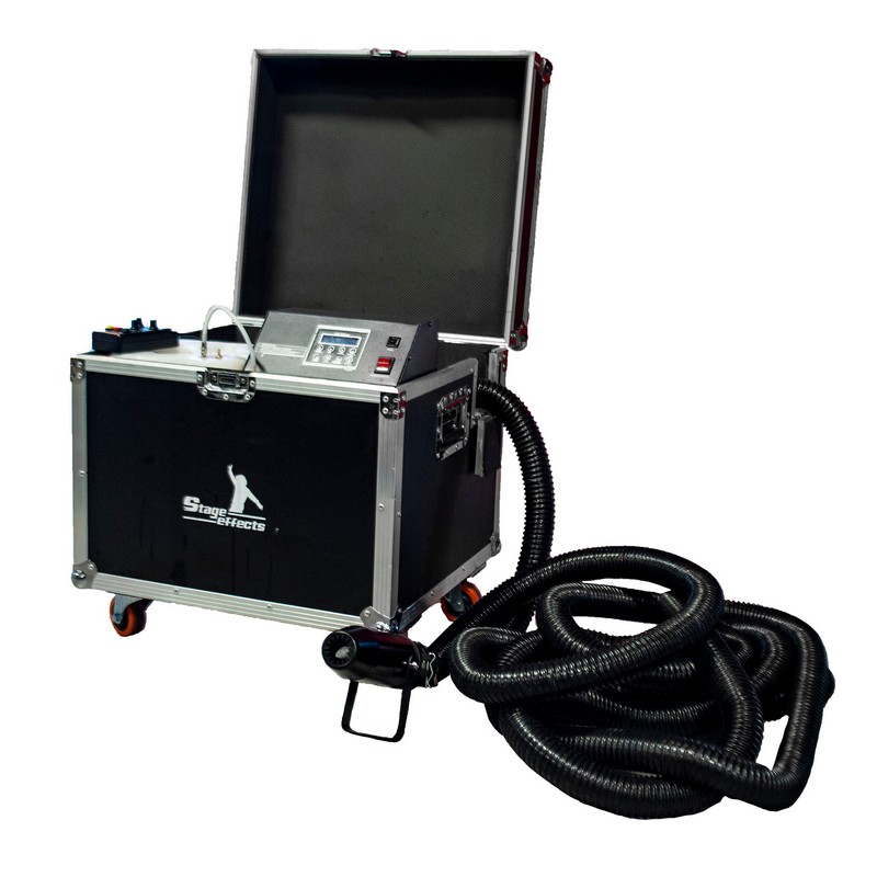 Snekanon Maskine Med Flightcase - 1 sæt | Jul Lyseffekter - Temashop