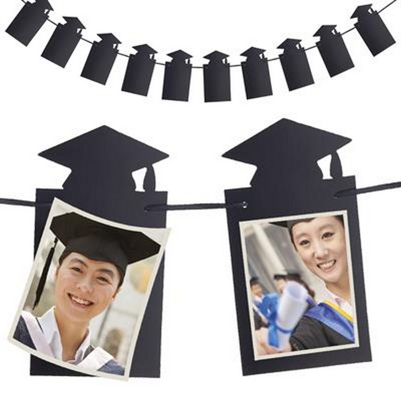 Student Graduation Fotoguirlande - 1 stk (300 cm) | Studerende Photobooth - Temashop