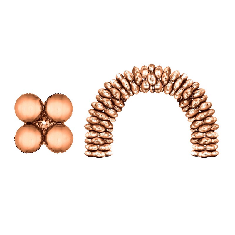 Folieballon Ballonbue Rosaguld