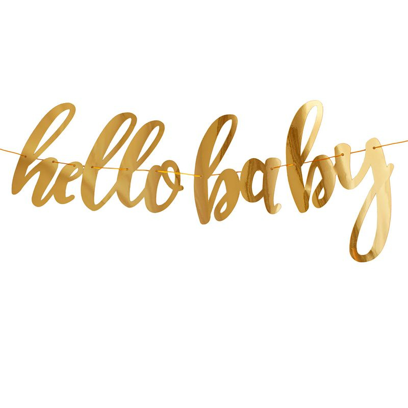 Hello Baby Guirlande Guld