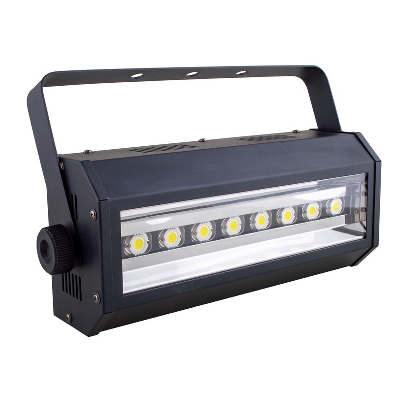 LED Strobelys 8x20W - 1 stk (39 x 21,5 x 16,5 cm) | UV / Neon Lyseffekter - Temashop