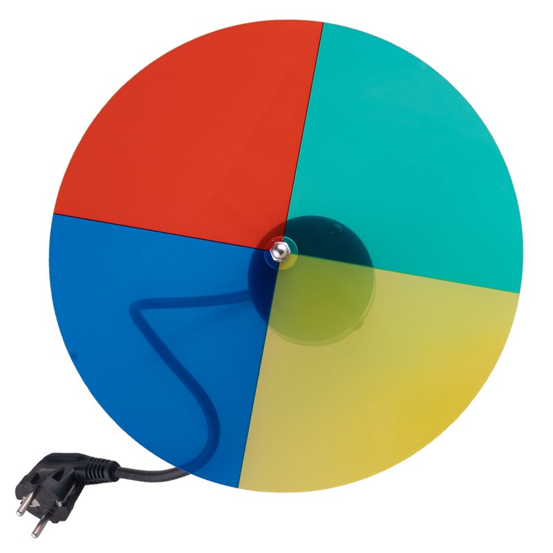 Roterende Farvehjul Til Pinspot - 1 stk (180 cm) - Temashop