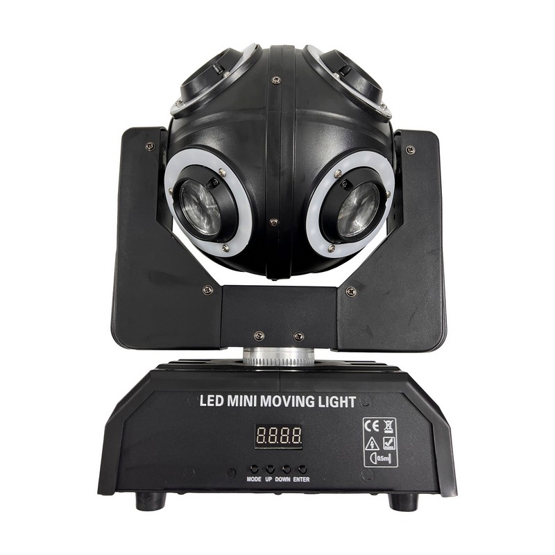 LED Diamond Moving Head - 1 stk (26,5 x 20 x 38 cm) - Temashop