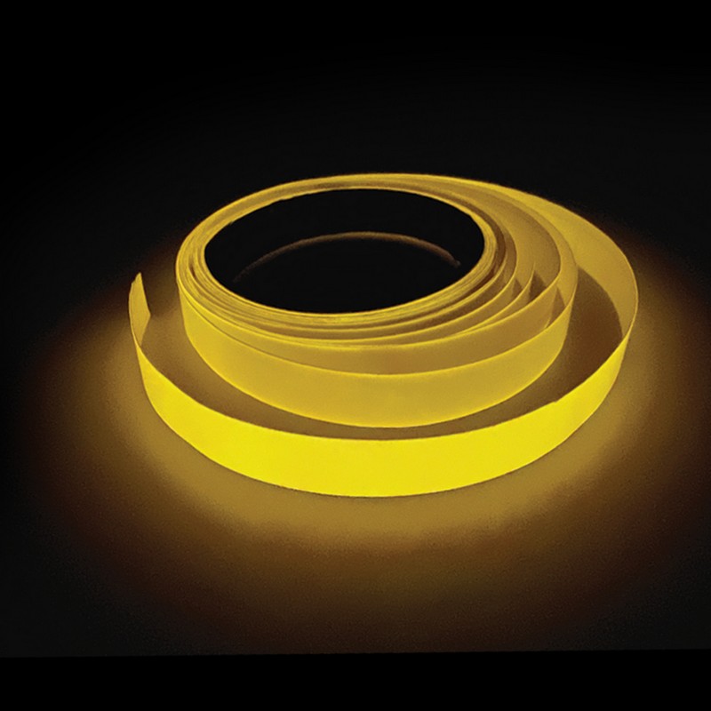 UV Tape Gul - 1 stk (1,5 cm x 500 cm) | Gul tema Lyskæde - Temashop