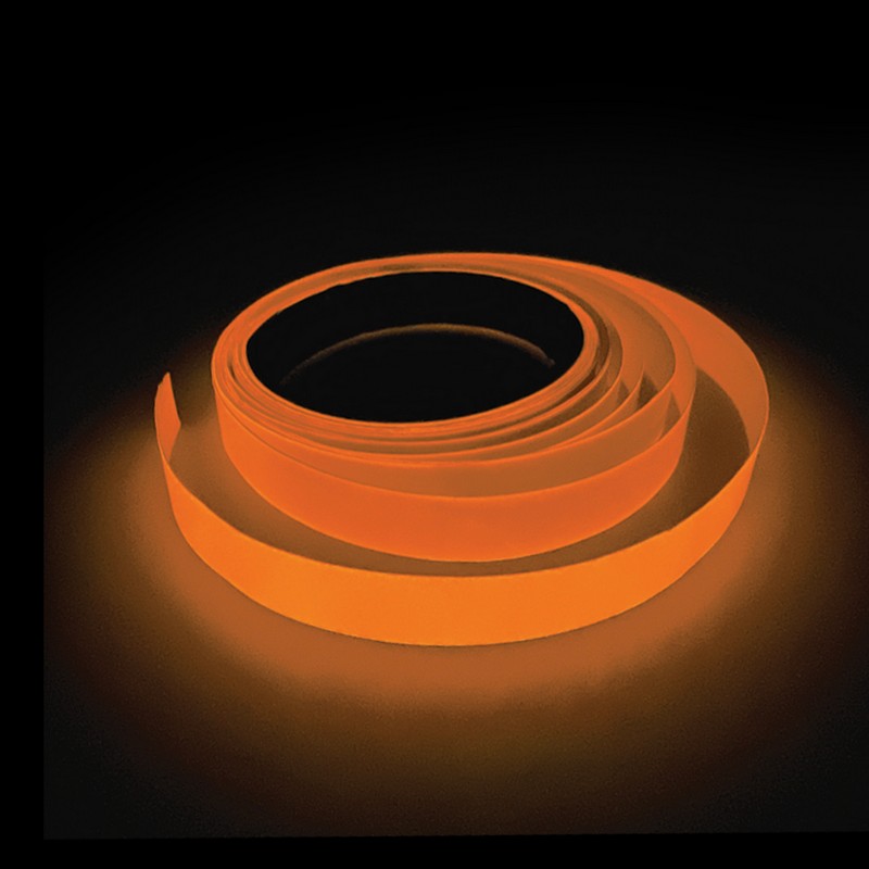 UV Tape Orange - 1 stk (1,5 cm x 500 cm) | Orange tema Lyskæde - Temashop