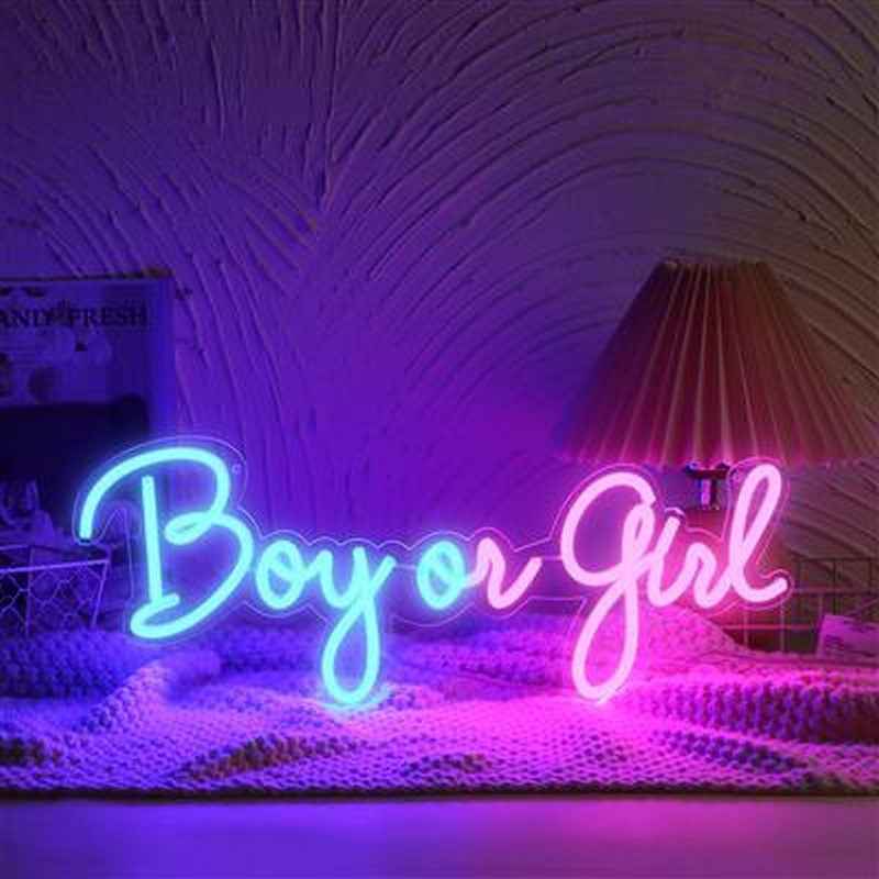 Boy Or Girl Neonskilt