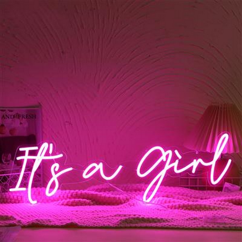 It's A Girl Neonskilt