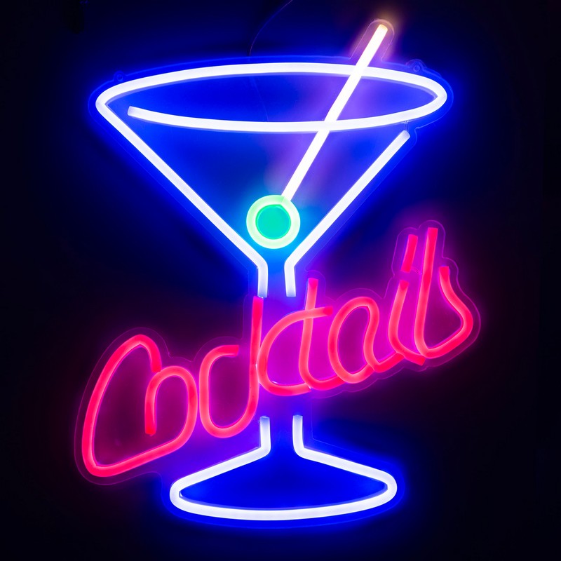 Cocktails Neonskilt