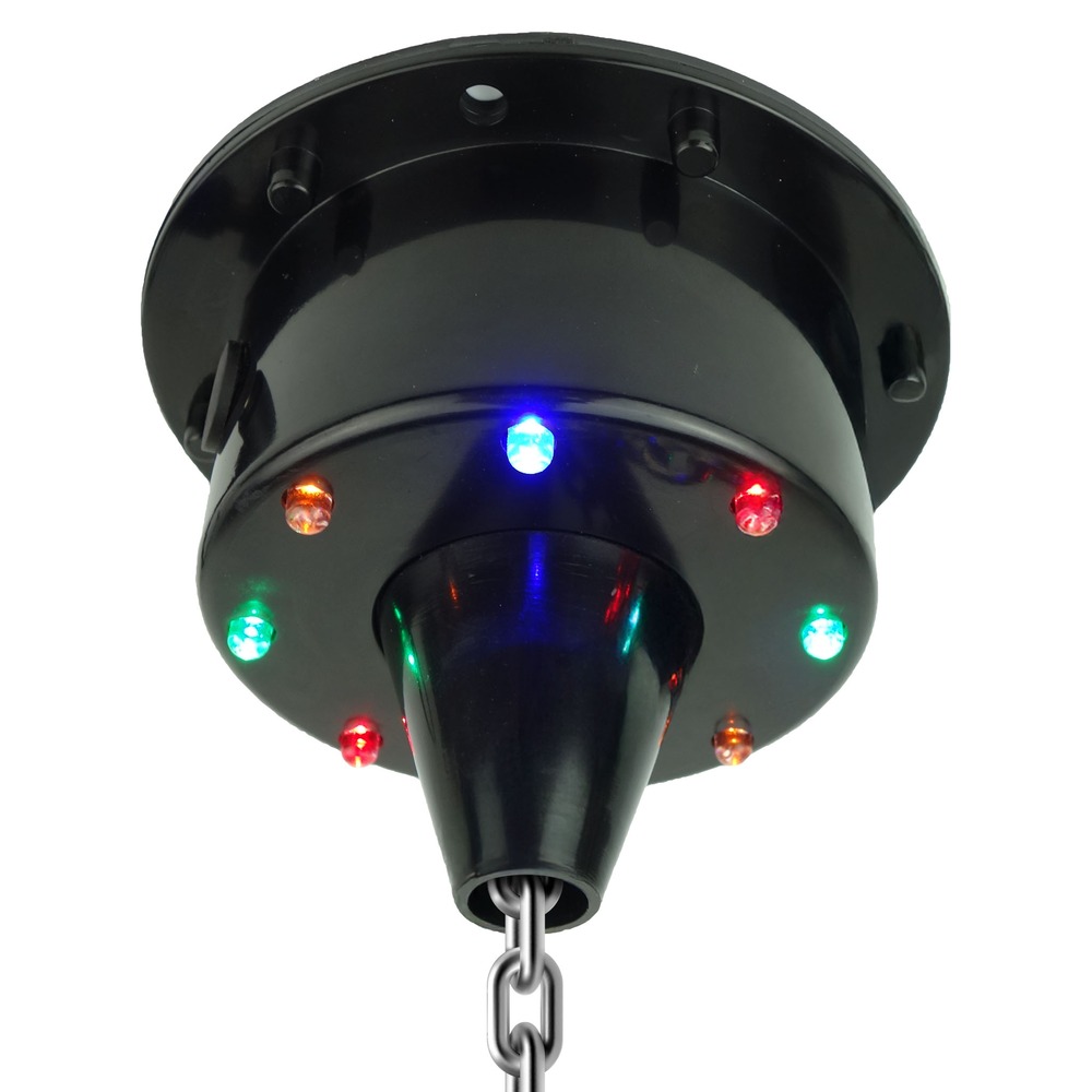 LED Discokuglemotor - 1 stk (11 x 11 x 8,6 cm) | 70'erne Disco Lyseffekter - Temashop