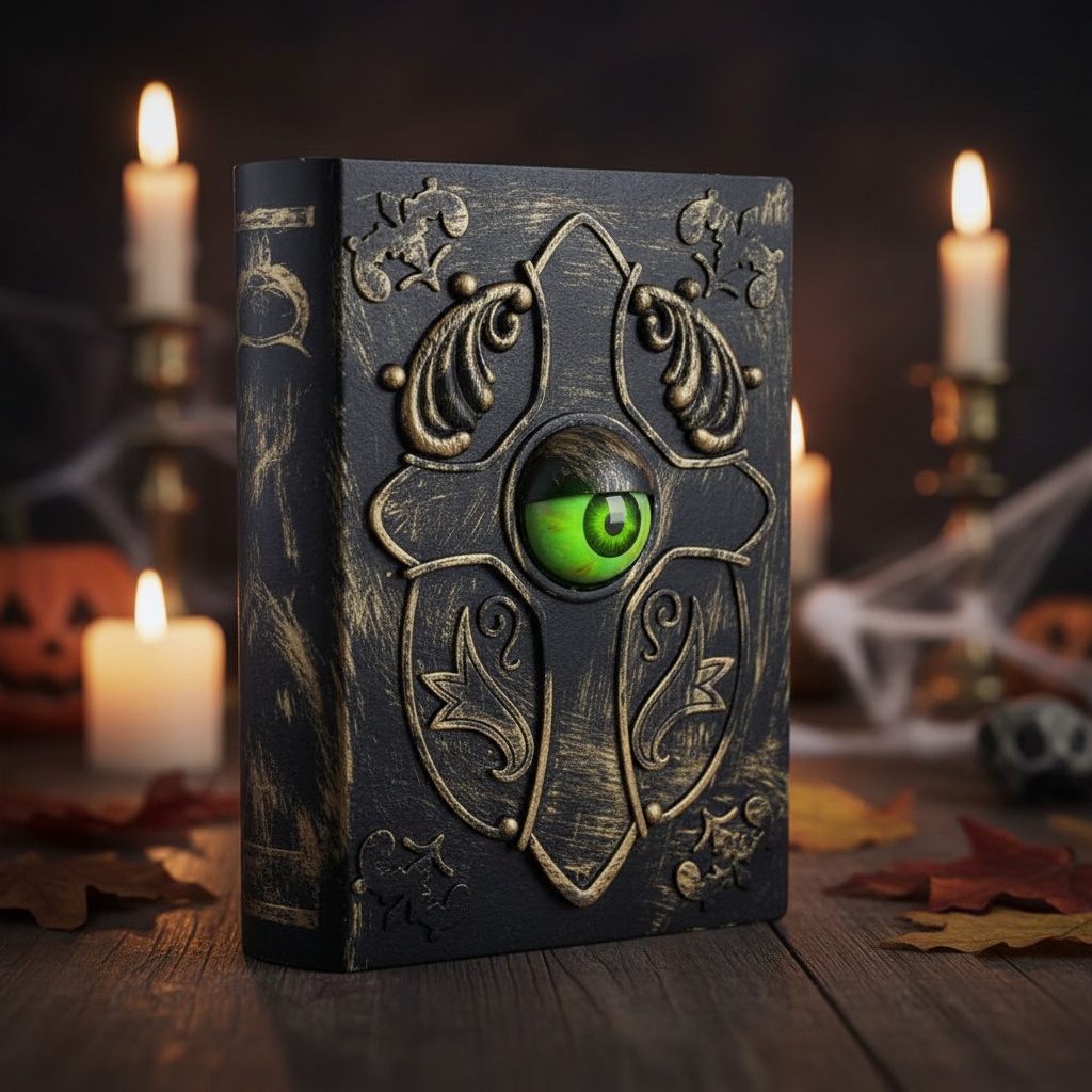 Bevægelig Halloween Bog Med Lyd & Lys