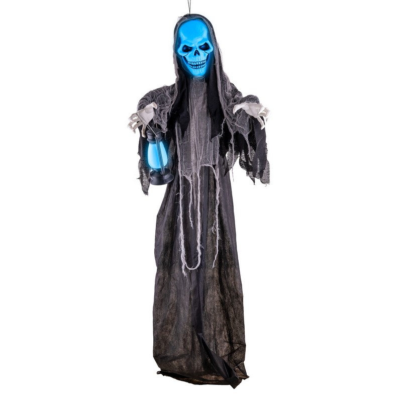 Hængende Grim Reaper Med Lyd & Lys