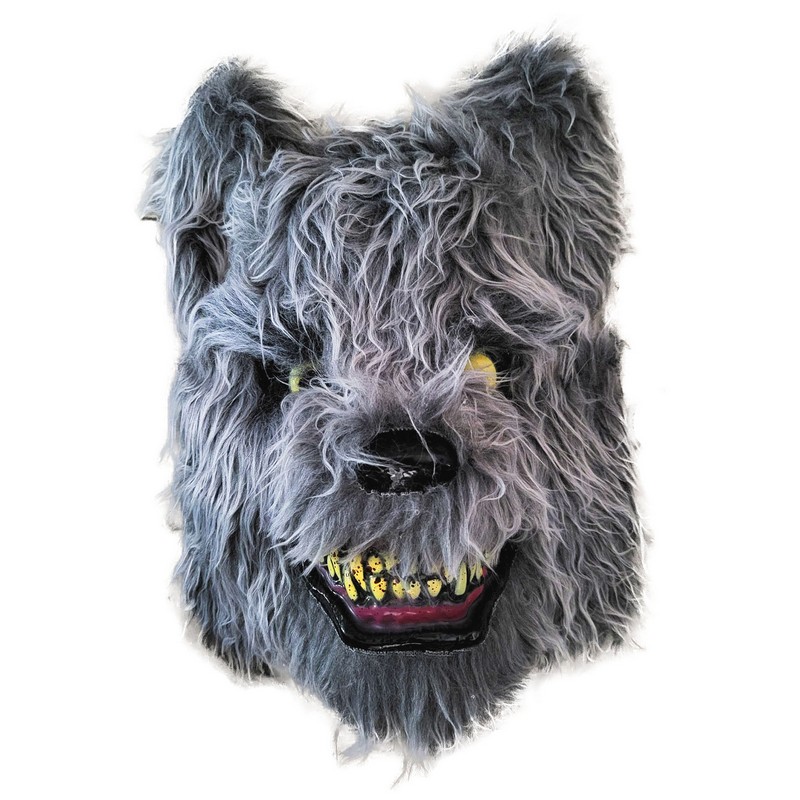 Ulv Maske Grå (22 x 11 x 32 cm) | Ulv Maske - Hovedtilbehør - Temashop