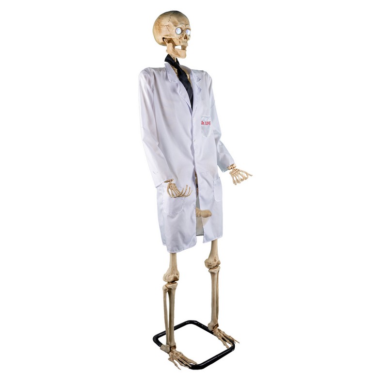 Nikkende Skeletdoktor Med Lyd & Lys