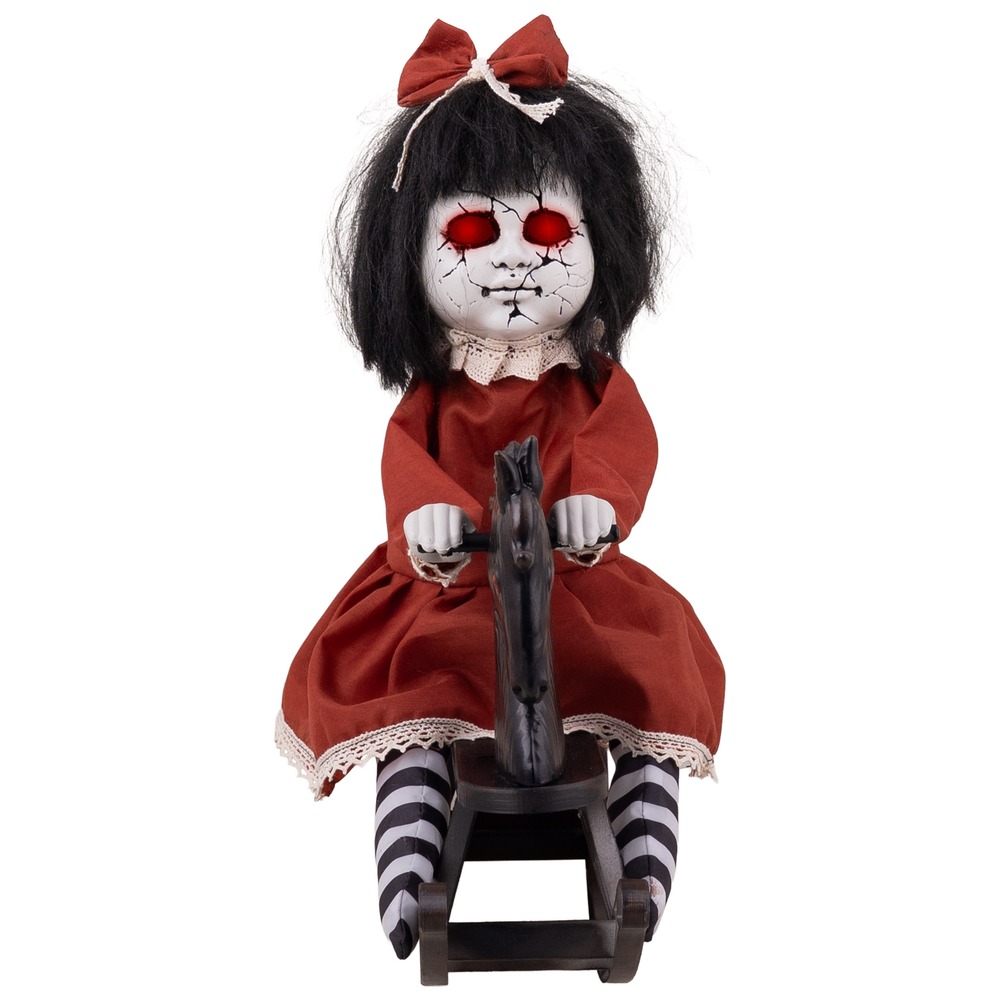 Animatronisk Dukke På Gyngehest