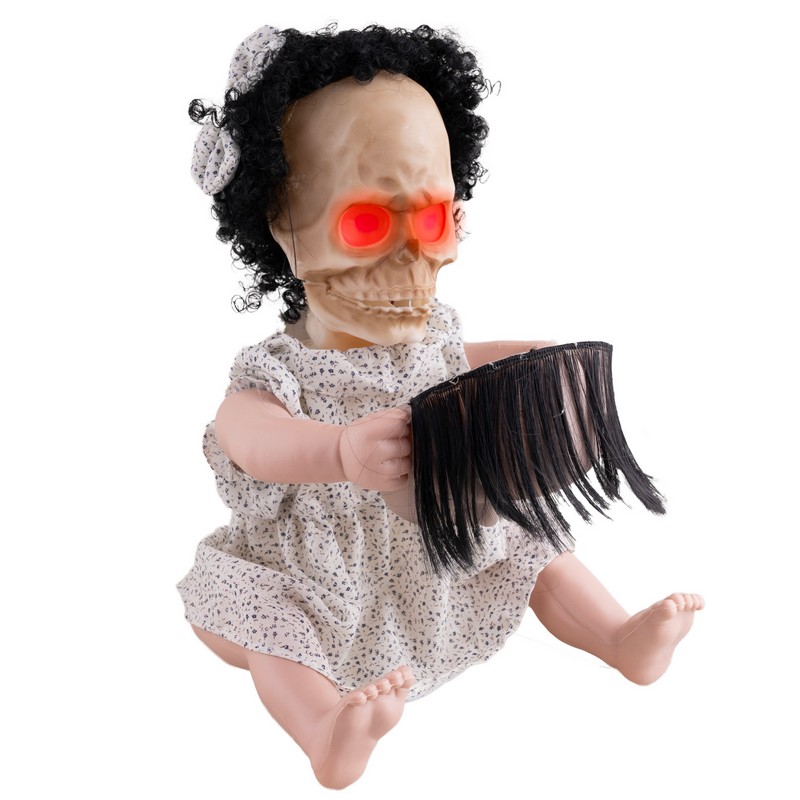 Bevægende Zombie Babydukke Med Lyd & Lys