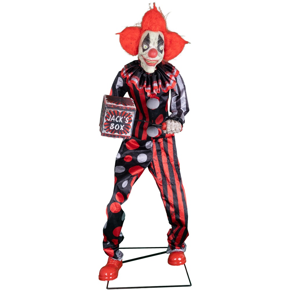 Jester Jack Klovn Animatronisk Dekoration