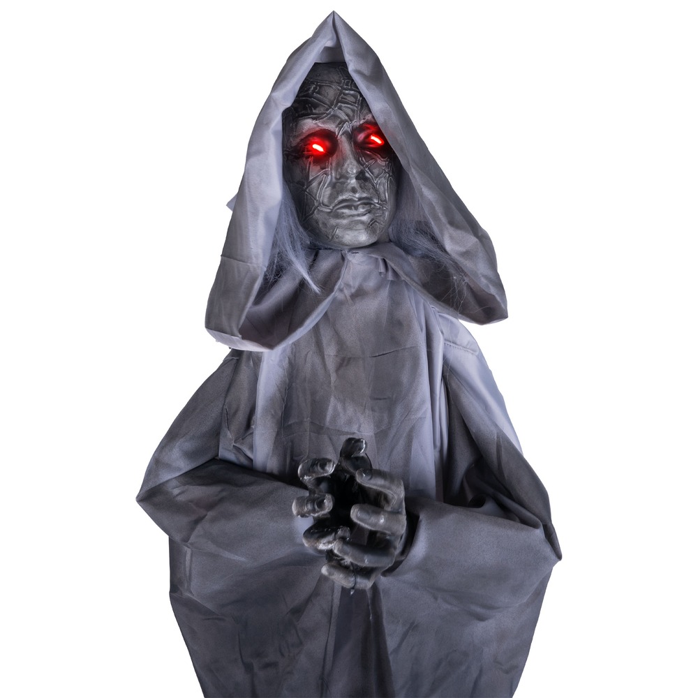 Animatronisk Bedende Nonne Statue
