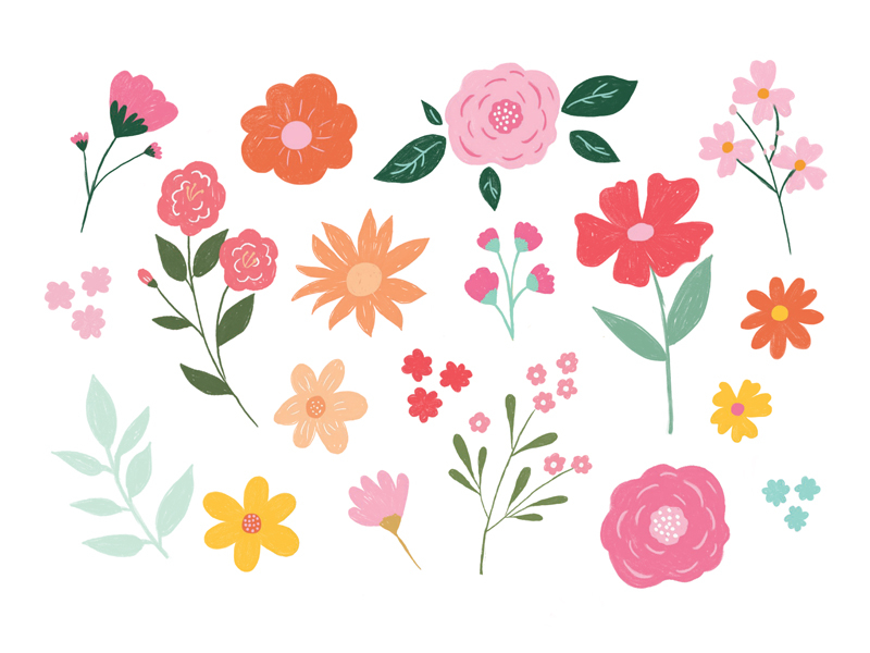 Falske Blomster Tatoveringer | Blomst Tatoveringer - Makeup & Negle - Temashop