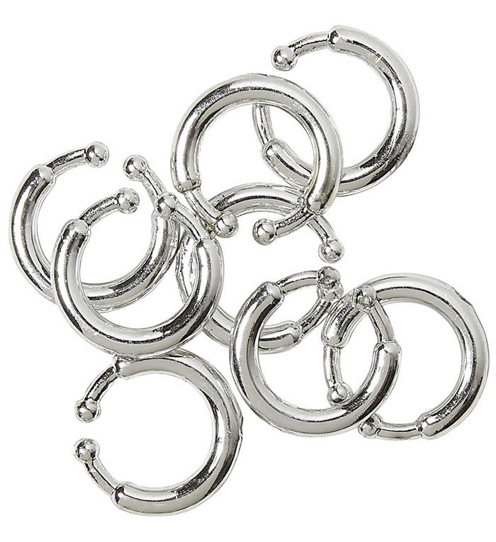 Falske Clip-on Piercinger | Punker Øreringe - Smykker - Temashop