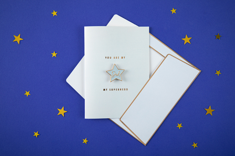 Fars Dag Kort - 1 stk (14,8 x 10,5 cm) | Fars dag Kort / Invitationer / Gode råd - Temashop