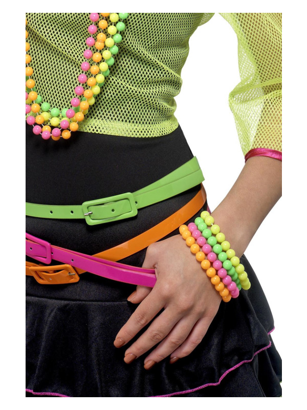 Farverige Armbånd | 80'erne Totally Armbånd - Beklædning - Temashop