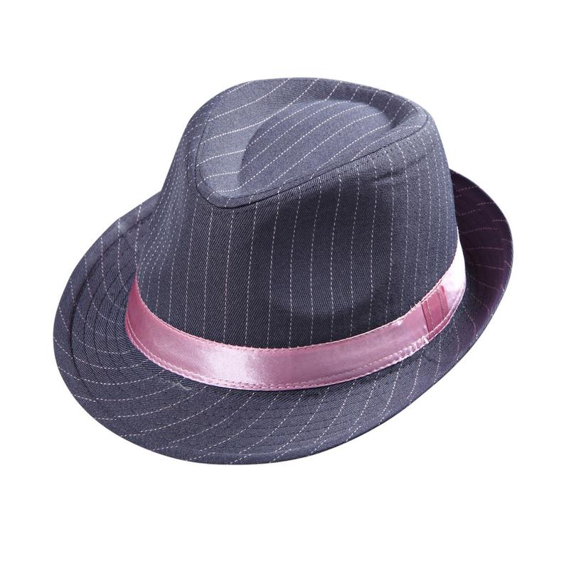 Fedora Grå/Lyserød