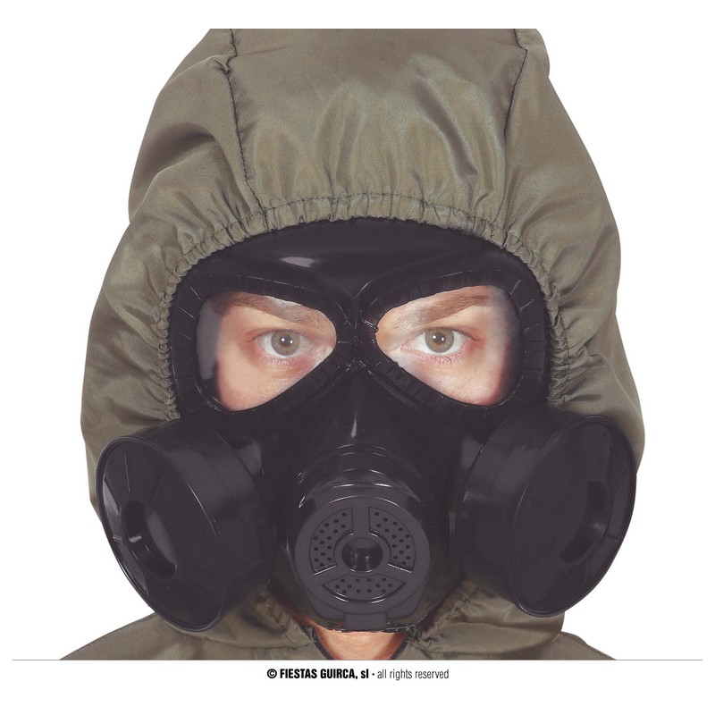 Klassisk Gasmaske Sort