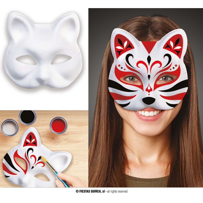 Kat Mal-Selv Maske | Kat Maske - Hovedtilbehør - Temashop